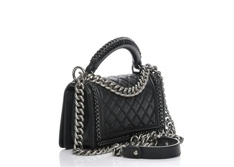 chanel boy with top handle|Chanel flap with top handle.